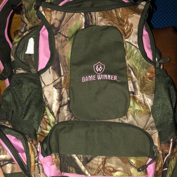 game winner camo backpack